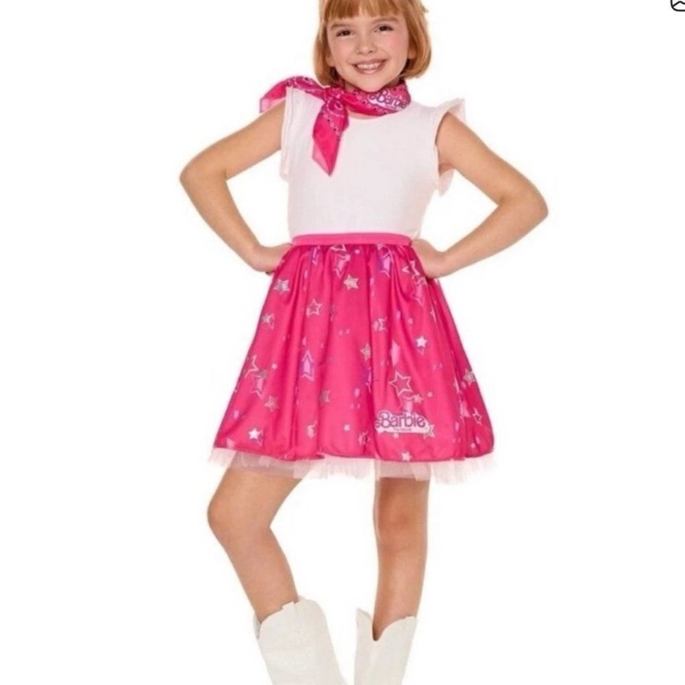 Barbie Western Tutu Kit Pink L/XL Costume